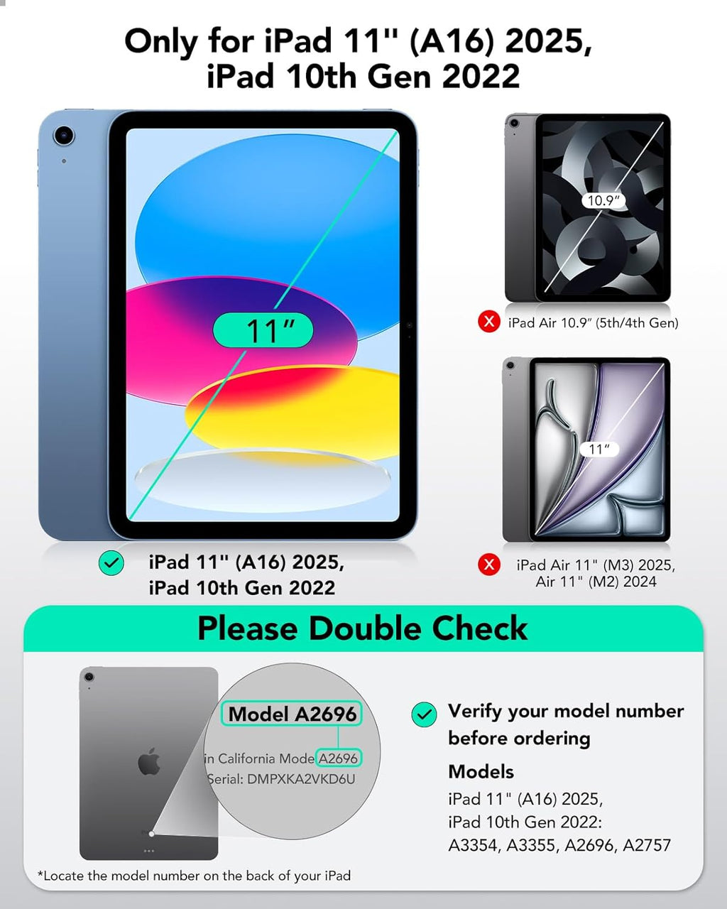 iPad Air 11” için ESR Manyetik Paper-Feel Ekran Koruyucu