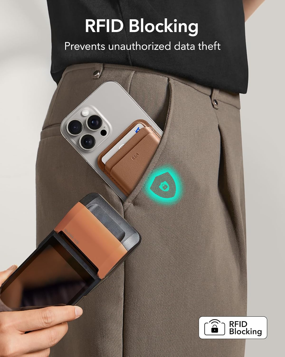 ESR MagSafe Kartlık Cüzdan – 5 Kart, RFID, Kompakt & Dayanıklı