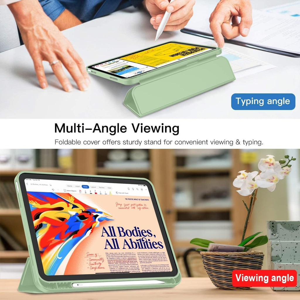 iPad 11/10 için Kalem Bölmeli Standlı Kılıf