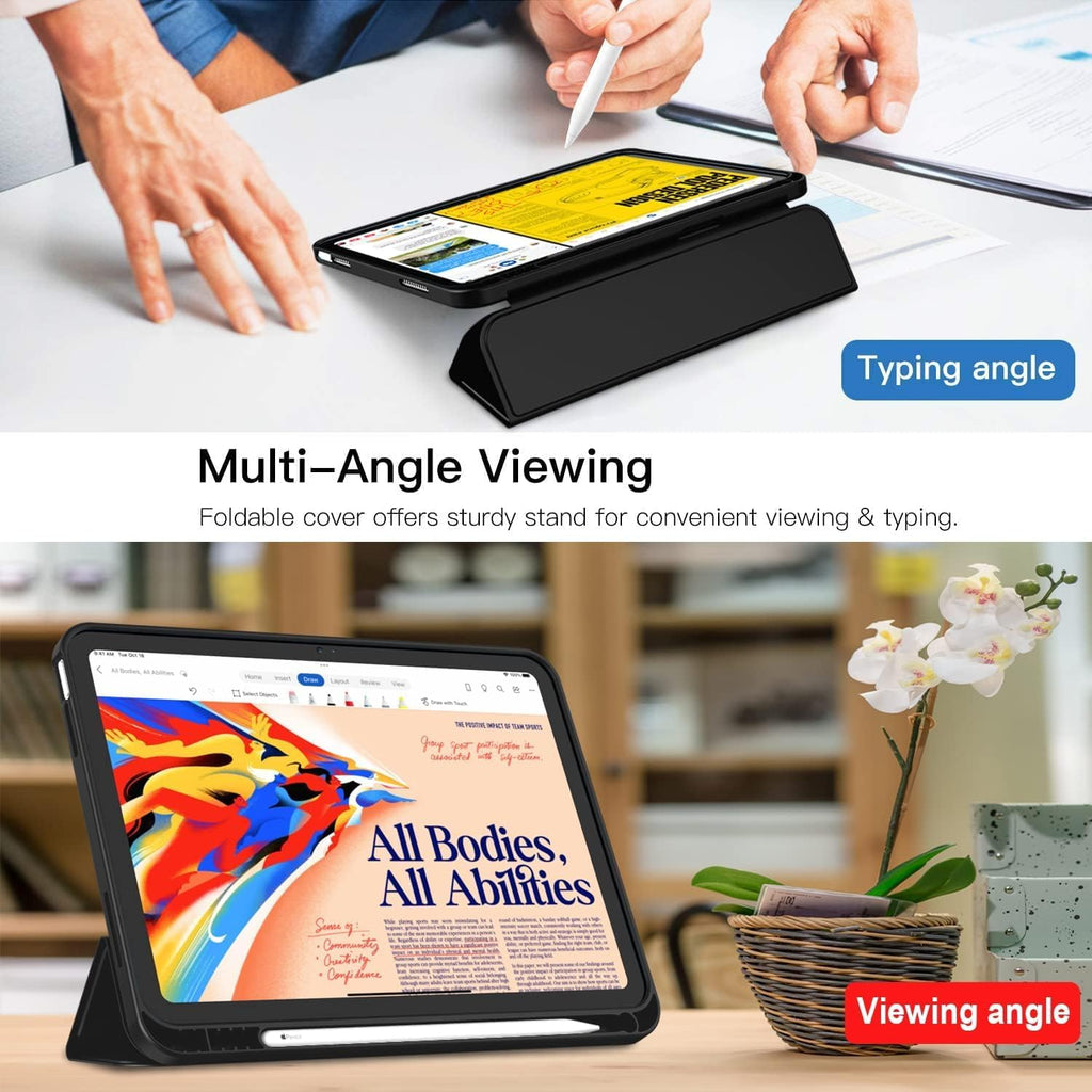 iPad 11/10 için Kalem Bölmeli Standlı Kılıf