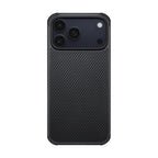 __vg|Siyah-Gri|0|741654367278-01|Apple iPhone 17 Pro Max Kılıf MagSafe Şarj Özellikli Pitaka Aramid Pro Guard Serisi Black-Gray Karbon Kapak