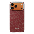 __vg|Kırmızı|0|741654367865-01|Apple iPhone 17 Pro Max Kılıf MagSafe Şarj Özellikli Aramid Karbon Fiber Pitaka Tactile Woven Monogram Serisi Kapak