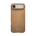 __vg|Gold|0|741654368039-01|Apple iPhone 17 Air Kılıf MagSafe Şarj Özellikli Aramid Karbon Fiber Pitaka Glints of Gold Ultra Slim Serisi Kapak