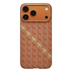 __vg|Kahverengi|0|741654368404-01|Apple iPhone 17 Pro Max Kılıf MagSafe Şarj Özellikli Aramid Karbon Fiber Pitaka Edge Serisi Happiness Rides Kapak