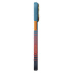 __vg|Mavi-Kırmızı|2|741654369586-03|Apple iPhone 17 Pro Max Kılıf MagSafe Şarj Özellikli Aramid Karbon Fiber Pitaka Sunset 2.0 California Dream Serisi Kapak