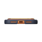 __vg|Turuncu-Mavi|5|741654369593-06|Apple iPhone 17 Pro Max Kılıf MagSafe Şarj Özellikli Aramid Karbon Fiber Pitaka Sunset 2.0 California Dream Serisi Kapak