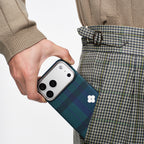 __vg|Mavi|6|741654369630-07|Apple iPhone 17 Pro Max Kılıf MagSafe Şarj Özellikli Aramid Karbon Fiber Pitaka Flora in Grid Serisi Kapak