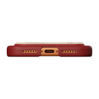 __vg|Kırmızı|3|741654370131-04|Apple iPhone 17 Pro Max Kılıf MagSafe Şarj Özellikli Aramid Karbon Fiber Pitaka Horse Painting Serisi Kapak