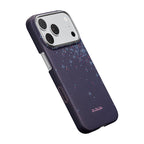 __vg|Mor|3|741654370698-04|Apple iPhone 17 Pro Max Kılıf MagSafe Şarj Özellikli Aramid Karbon Fiber Pitaka Sakura Hours Serisi Kapak