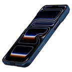 __vg|Lacivert|4|741654370704-05|Apple iPhone 17 Pro Max Kılıf MagSafe Şarj Özellikli Aramid Karbon Fiber Pitaka Sakura Hours Serisi Kapak