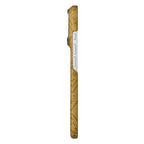 Apple iPhone 18 Pro Max Kılıf MagSafe Şarj Özellikli Aramid Karbon Fiber Pitaka Wind Over Wheat Serisi Kapak - Gold