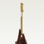 Apple iPhone 18 Pro Max Kılıf MagSafe Şarj Özellikli Aramid Karbon Fiber Pitaka Wind Over Wheat Serisi Kapak - Gold