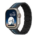 __vg|Siyah|0|7493554148022-01|Apple Watch Serisi Uyumlu Aramid Fiber ve Karbon Fiber Pitaka Poetry of Things ChromaCarbon Serisi Moon Universal Kordon