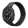 __vg|Siyah-Gri|0|749355417506-01|Galaxy Watch Ultra 47mm Karbon Fiber Pitaka Modern Serisi Black-Grey Twill Kordon