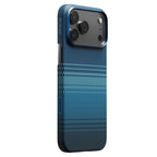 __vg|Mavi|0|749355418220-01|Apple iPhone 17 Pro Max Kılıf MagSafe Şarj Özellikli Aramid Karbon Fiber Pitaka Tactile Woven Sunset-Moonrise Serisi Kapak