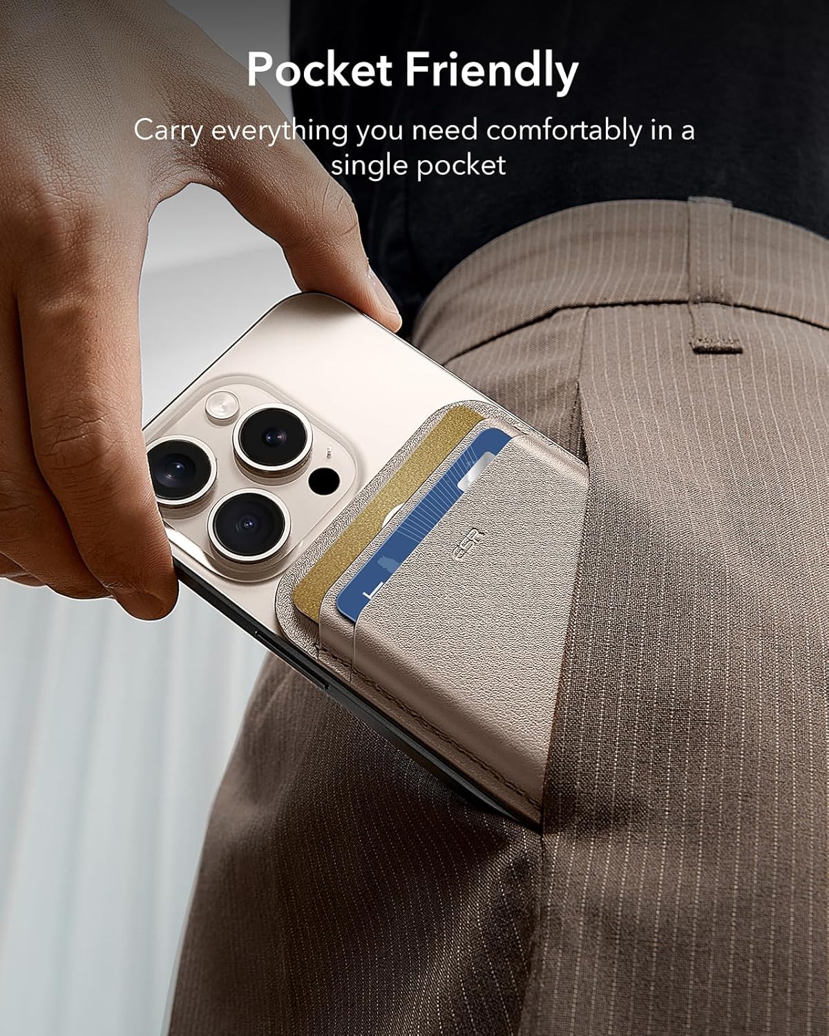 ESR MagSafe Kartlık Cüzdan – 5 Kart, RFID, Kompakt & Dayanıklı