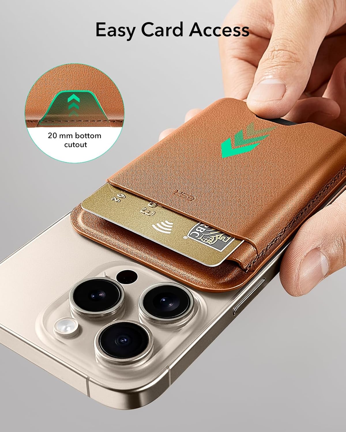 ESR MagSafe Kartlık Cüzdan – 5 Kart, RFID, Kompakt & Dayanıklı