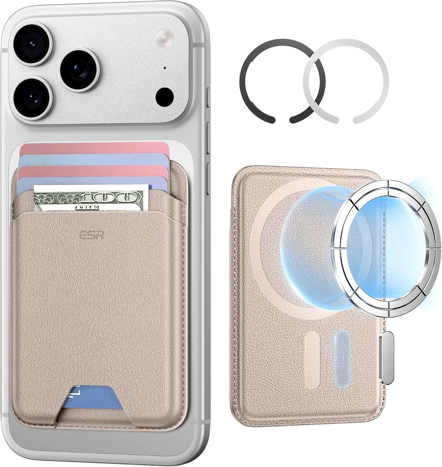 ESR MagSafe Kartlık Cüzdan – 5 Kart, RFID, Kompakt & Dayanıklı