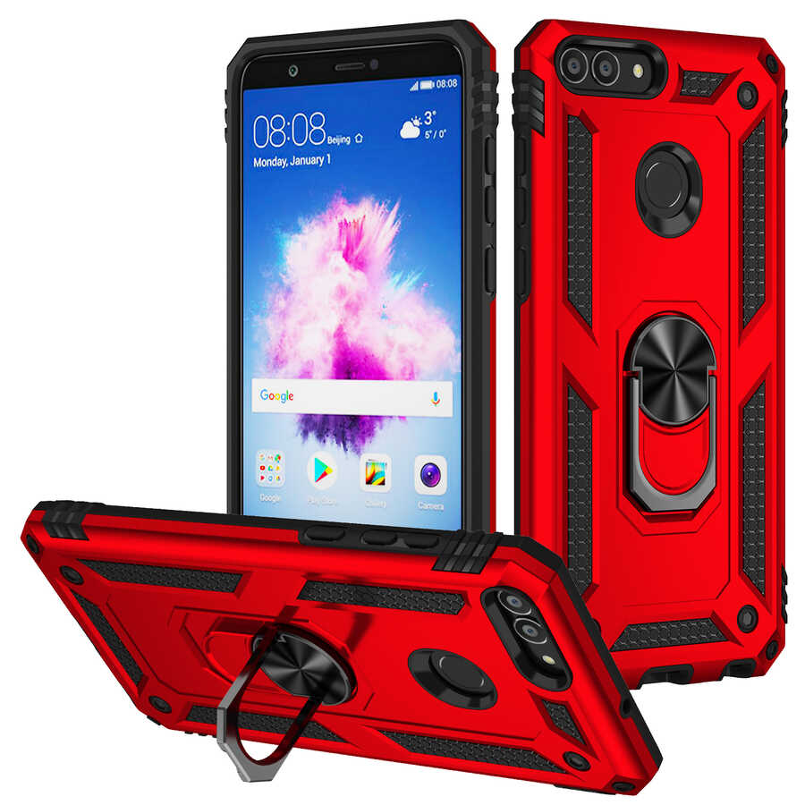 __vg|Kırmızı|0|8680436286302-01|Huawei P Smart Kılıf Gordonix Vega Kapak