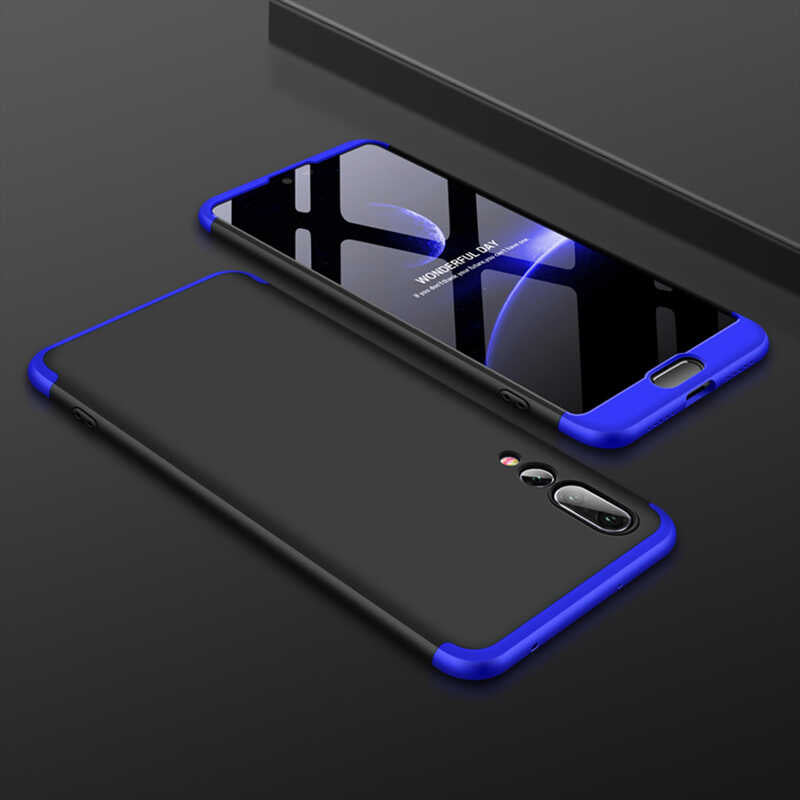 __vg|Siyah-Mavi|0|8680436528006-01|Huawei P20 Pro Kılıf Gordonix Ays Kapak