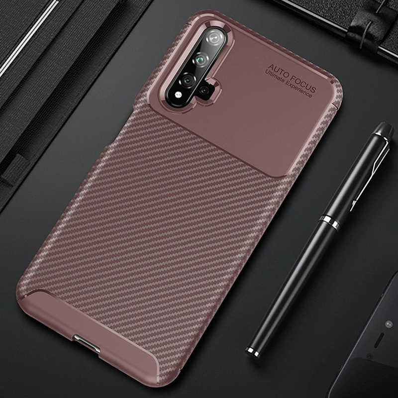 __vg|Kahverengi|0|8680436549841-01|Huawei Honor 20 Kılıf Gordonix Negro Silikon Kapak