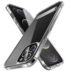 __vg|Renksiz|0|8680436601518-01|Apple iPhone 14 Pro Max Kılıf Standlı Şeffaf Silikon Gordonix L-Stand Kapak