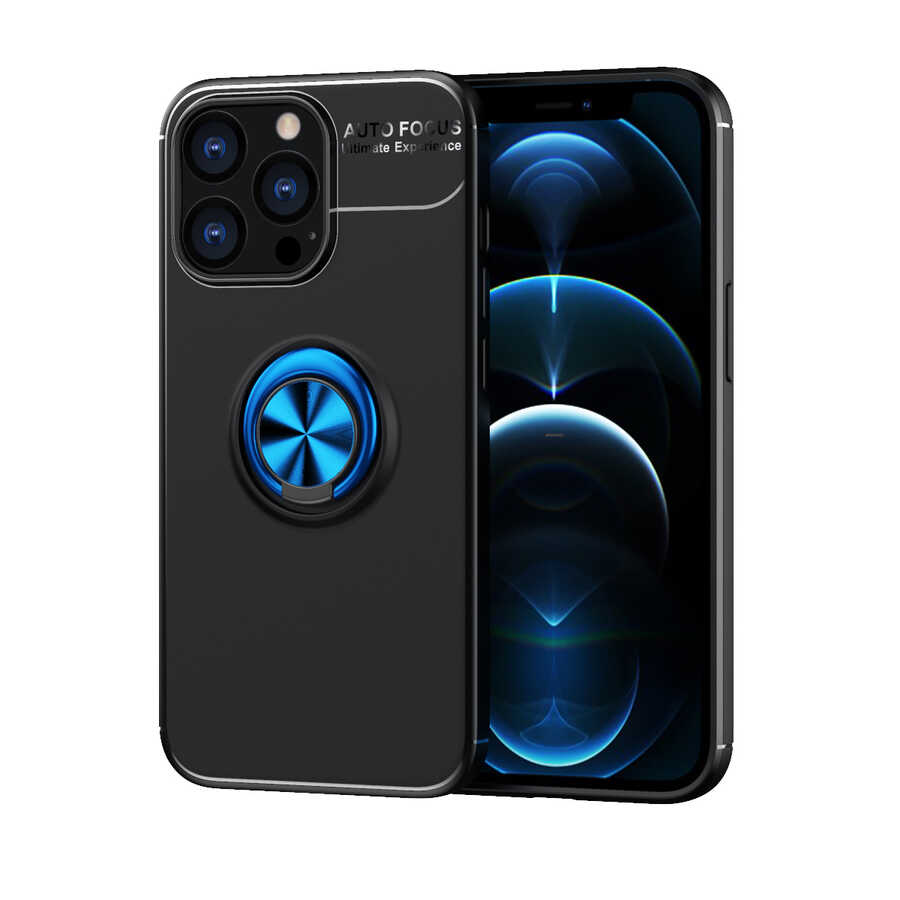 __vg|Siyah-Mavi|0|8680436608326-01|Apple iPhone 14 Pro Max Kılıf Gordonix Ravel Silikon Kapak
