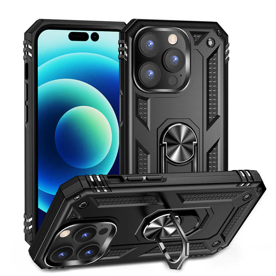 __vg|Siyah|0|8680436610442-01|Apple iPhone 14 Pro Max Kılıf Gordonix Vega Kapak