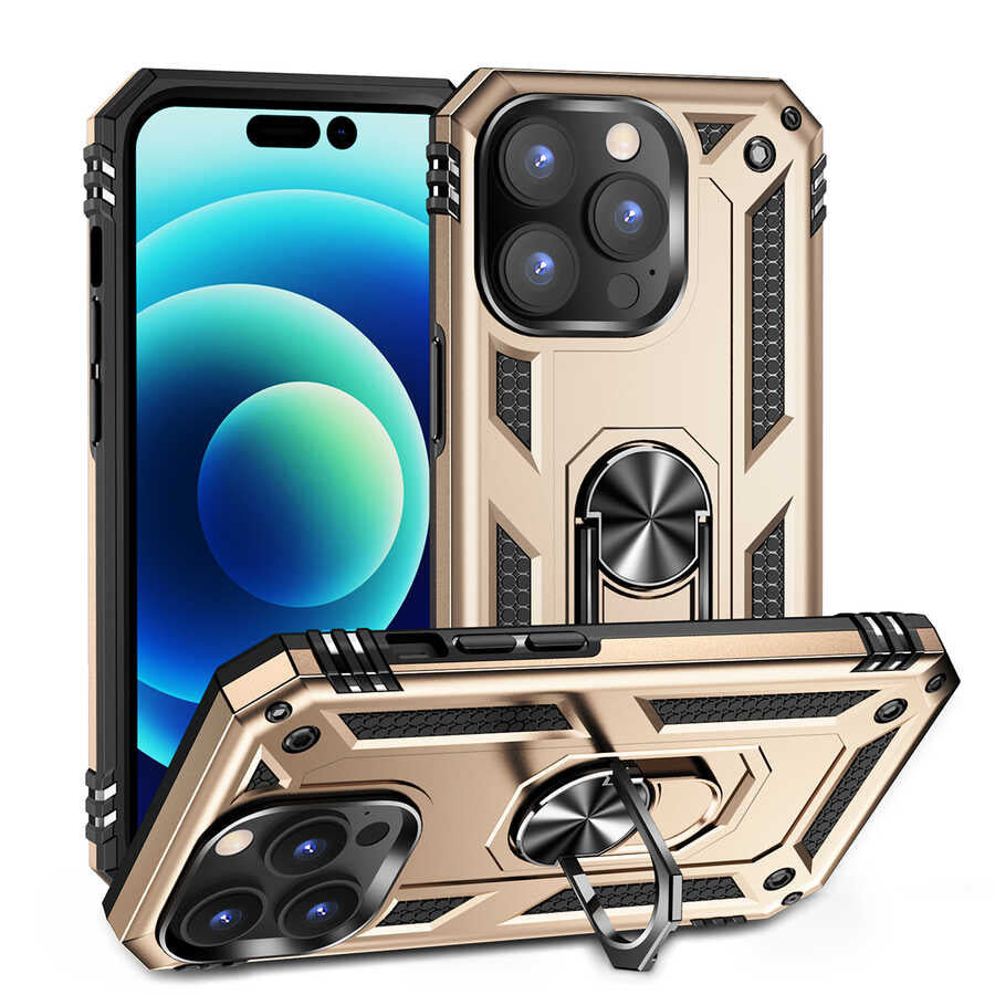 __vg|Gold|0|8680436610466-01|Apple iPhone 14 Pro Max Kılıf Gordonix Vega Kapak