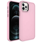 __vg|Pembe Açık|0|8680436622520-01|Apple iPhone 14 Pro Max Kılıf Metal Çerçeve ve Buton Tasarımlı Sert Gordonix Botox Kapak