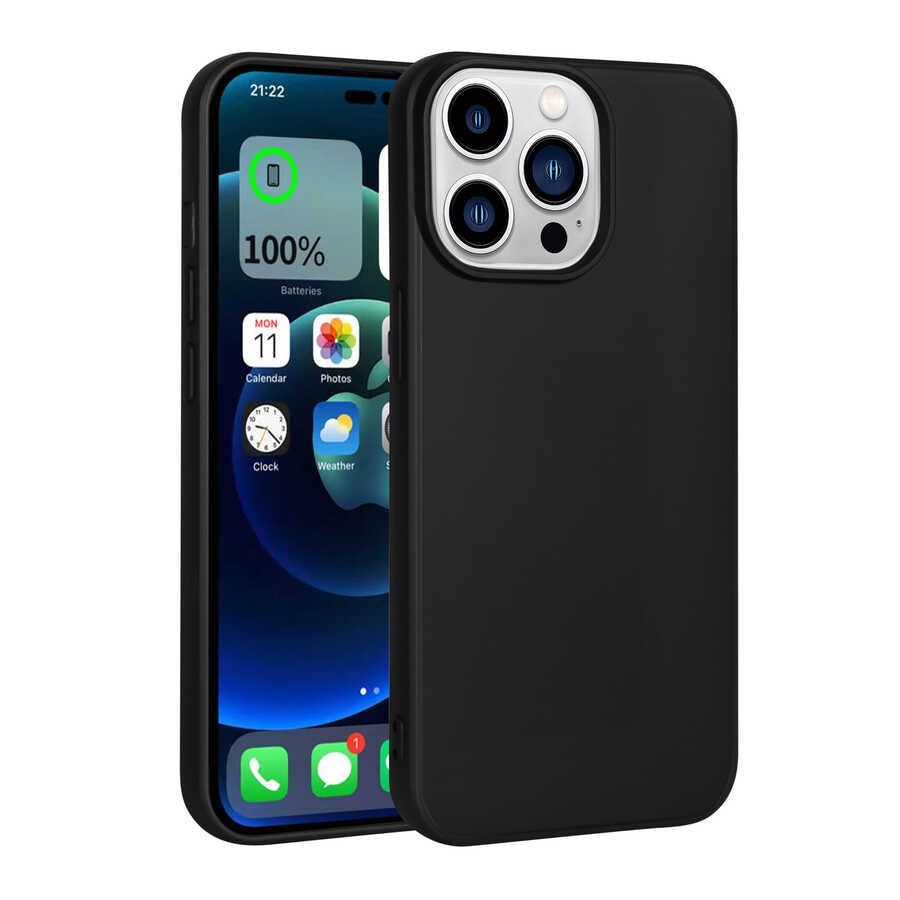 __vg|Siyah|0|8680436622827-01|Apple iPhone 14 Pro Max Kılıf Gordonix Premier Silikon Kapak