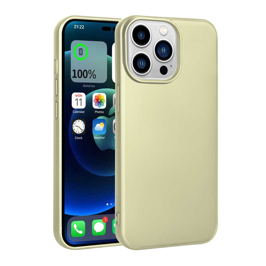 __vg|Gold|0|8680436622834-01|Apple iPhone 14 Pro Max Kılıf Gordonix Premier Silikon Kapak