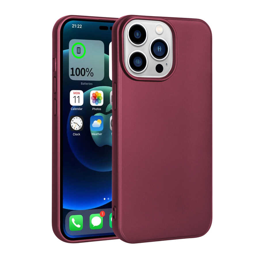 __vg|Mürdüm|0|8680436622872-01|Apple iPhone 14 Pro Max Kılıf Gordonix Premier Silikon Kapak
