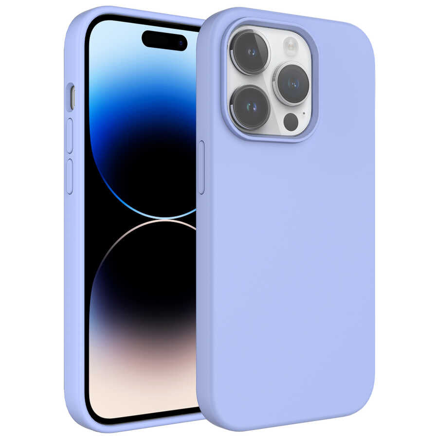 __vg|Mavi Açık|0|8680436623152-01|Apple iPhone 14 Pro Max Kılıf Sıvı Teknolojili Silinebilir Sert Gordonix Kivi Kapak