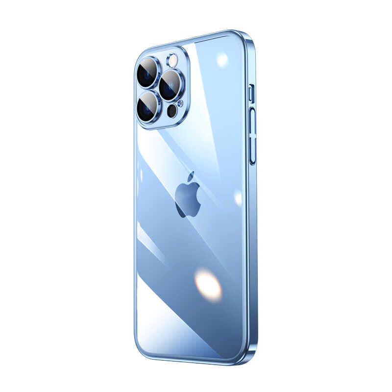 __vg|Mavi|0|8680436623572-01|Apple iPhone 14 Pro Max Kılıf Sert PC Renkli Çerçeveli Gordonix Riksos Kapak