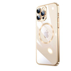 __vg|Gold|0|8680436624449-01|Apple iPhone 14 Pro Max Kılıf Wireless Şarj Özellikli Sert PC Gordonix Riksos MagSafe Kapak