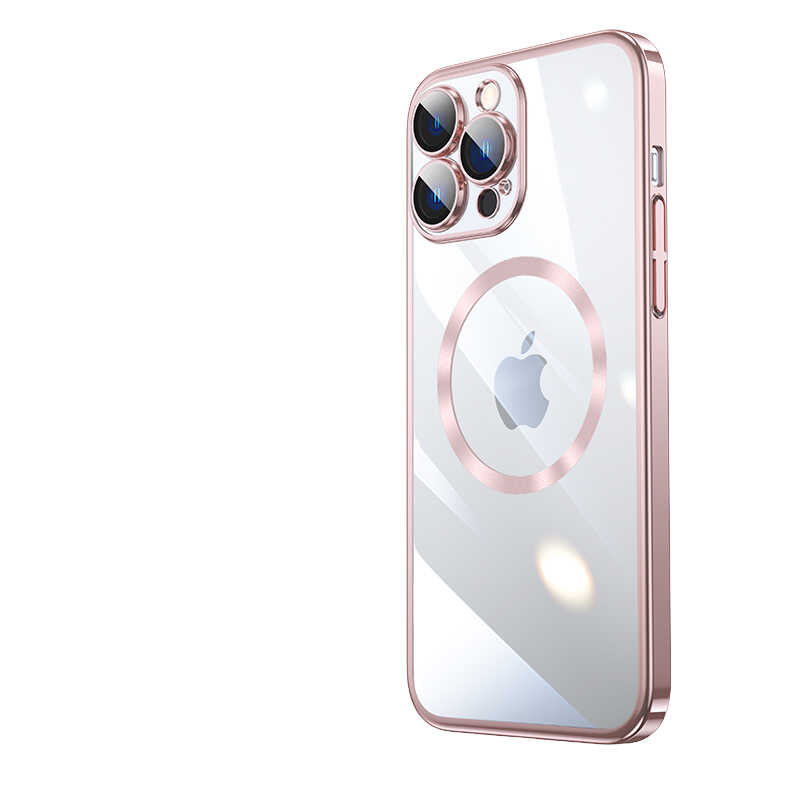 __vg|Rose Gold|0|8680436624456-01|Apple iPhone 14 Pro Max Kılıf Wireless Şarj Özellikli Sert PC Gordonix Riksos MagSafe Kapak