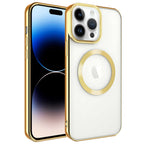 __vg|Gold|0|8680436625736-01|Apple iPhone 14 Pro Max Kılıf MagSafe Wireless Şarj Özellikli Gordonix Setro Silikon