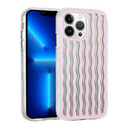__vg|NO2|0|8680436626665-01|Apple iPhone 14 Pro Max Kılıf Kabartmalı Dalga Tasarımlı Silikon Gordonix İsmira Kapak
