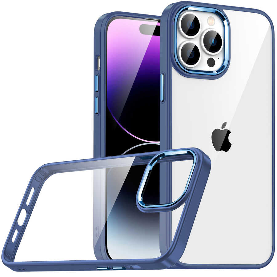 __vg|Sierra Mavi|0|8680436626931-01|Apple iPhone 14 Pro Max Kılıf Gordonix Flora Kapak