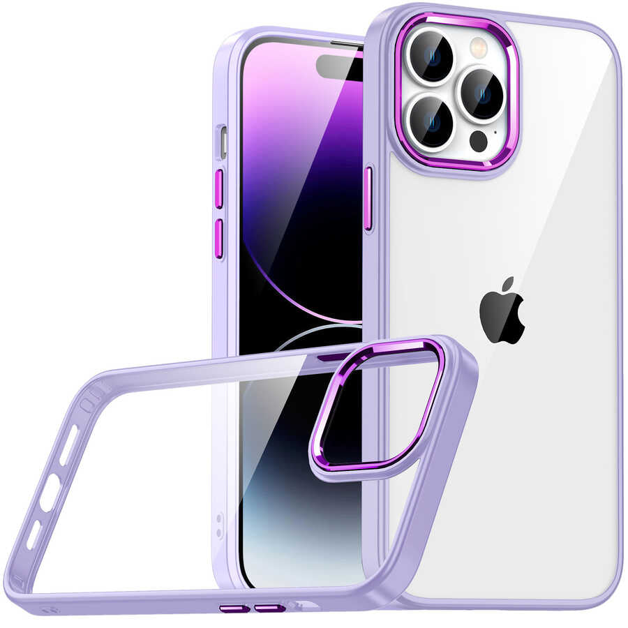 __vg|Lila|0|8680436626948-01|Apple iPhone 14 Pro Max Kılıf Gordonix Flora Kapak