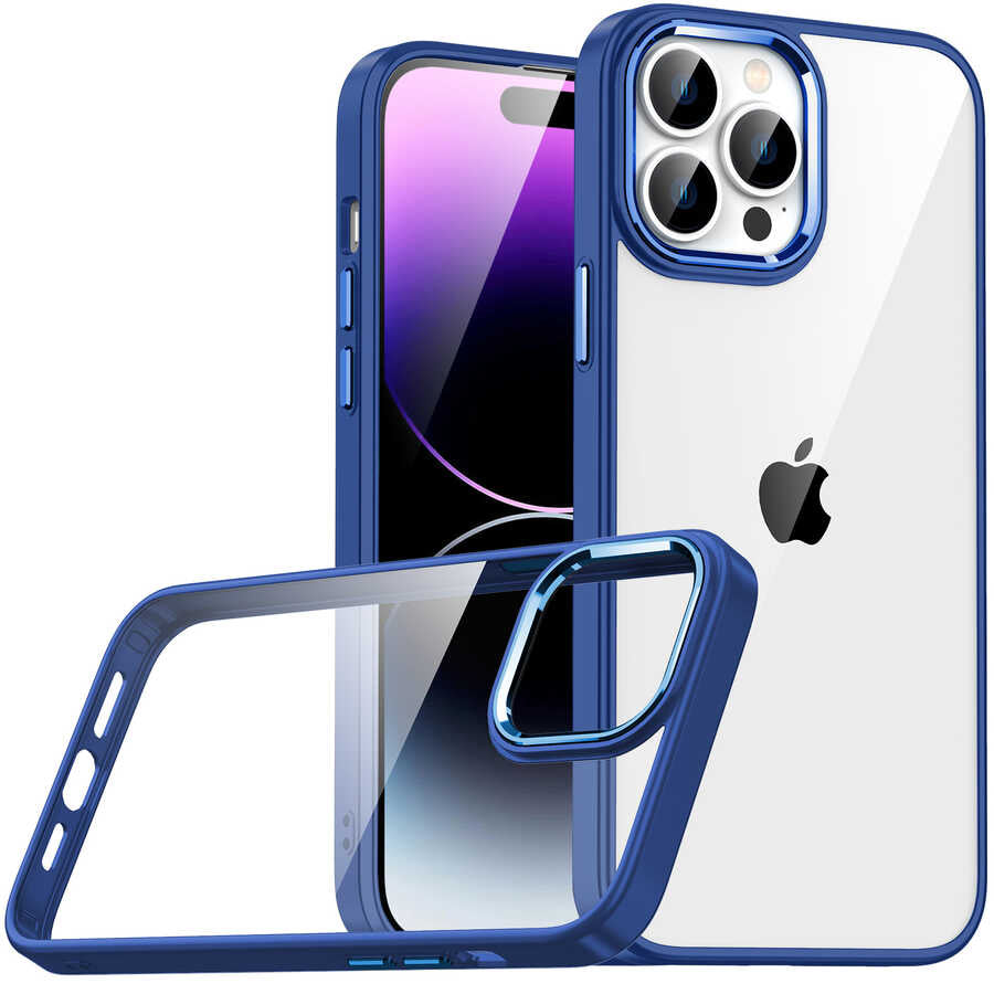 __vg|Lacivert|0|8680436626962-01|Apple iPhone 14 Pro Max Kılıf Gordonix Flora Kapak