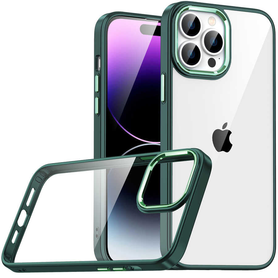__vg|Yeşil|0|8680436626979-01|Apple iPhone 14 Pro Max Kılıf Gordonix Flora Kapak