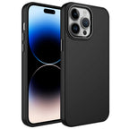 __vg|Siyah|0|8680436631997-01|Apple iPhone 14 Pro Max Kılıf Metal Çerçeve ve Buton Tasarımlı Silikon Gordonix Luna Kapak