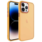 __vg|Turuncu|0|8680436636251-01|Apple iPhone 14 Pro Max Kılıf Buzlu Sert PC Gordonix May Kapak