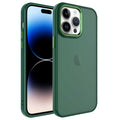 __vg|Koyu Yeşil|0|8680436636268-01|Apple iPhone 14 Pro Max Kılıf Buzlu Sert PC Gordonix May Kapak
