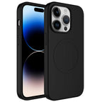 __vg|Siyah|0|8680436640869-01|Apple iPhone 14 Pro Max Kılıf MagSafe Wireless Şarj Özellikli Pastel Renk Silikon Gordonix Plas Kapak