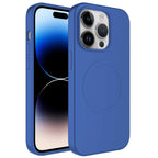__vg|Mavi|0|8680436640890-01|Apple iPhone 14 Pro Max Kılıf MagSafe Wireless Şarj Özellikli Pastel Renk Silikon Gordonix Plas Kapak