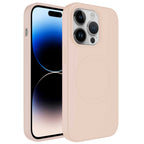 __vg|Pembe Açık|0|8680436640937-01|Apple iPhone 14 Pro Max Kılıf MagSafe Wireless Şarj Özellikli Pastel Renk Silikon Gordonix Plas Kapak