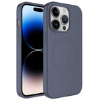 __vg|Lavendery Gray|0|8680436640951-01|Apple iPhone 14 Pro Max Kılıf MagSafe Wireless Şarj Özellikli Pastel Renk Silikon Gordonix Plas Kapak